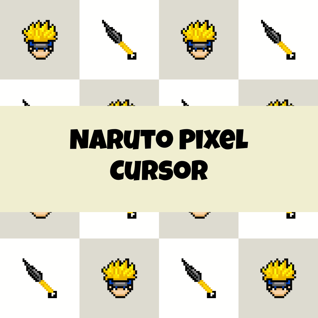 Preview Naruto Pixel cursor custom cursor pack